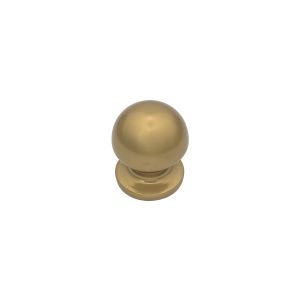 Pomo fijo de puerta, lote de 6, d: 50 mm, aluminio, fijación rápida