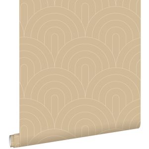 Estahome papel pintado arte deco cerval 50 x 900 cm