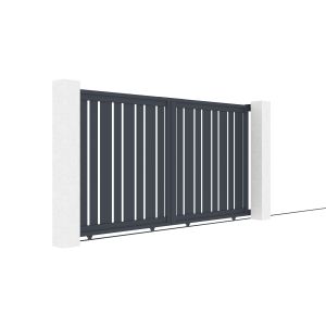 Pack puerta corredera 3m a.160cm veymont + pack puerta 1m a.160cm gris