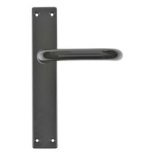 Juego manilla recuperable aluminio 238 placa cuadrada negra