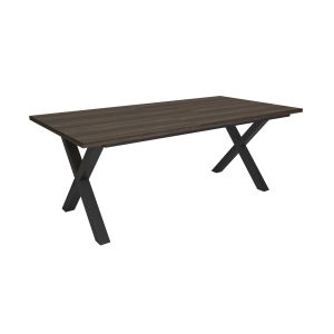 Mesa comedor, 194x90x74cm, roble oscuro rf3798
