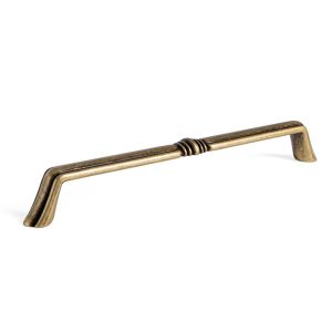 Tirador zamak heidi dist. 160mm. Acabado antica firenze