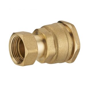 Conector de latón hembra de 3/4 ' - hembra con tuerca giratoria de 3/4 '