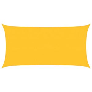 vidaXL toldo de vela hdpe amarillo 160 g/m² 2x4 m