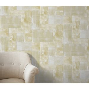 Papel pintado tnt textura latón brillo oro y plata