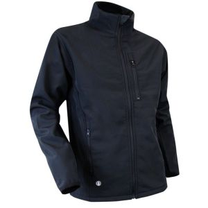 Chaqueta de trabajo softshell quartz lma - negra
