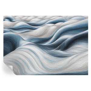 Murales autoadhesivos ondas suaves 208x146 tulup