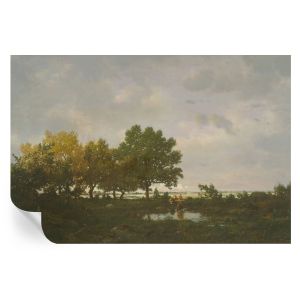 Murales autoadhesivos paisaje forestal 104x152 tulup
