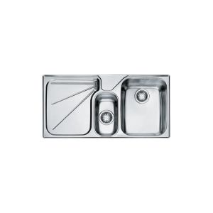 Fregadero encastrable inox 2 senos 1000 x 510 mm