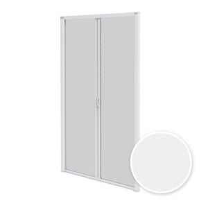 Mosquitera corredera para puerta 240x230 cm - blanco texturado