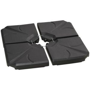 Base para sombrilla 103x103x8.3 cm hdpe Outsunny