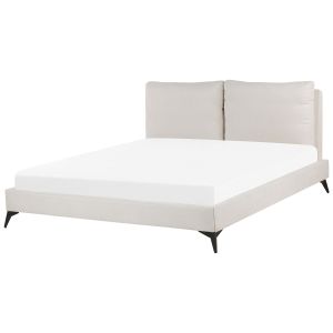 Cama chenilla melle 180 x 200 cm beige claro