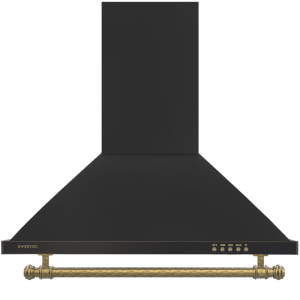 Campana infiniton cmpp-ru61 - negro-dorado, 60 cm, 500m³/h,  piramidal