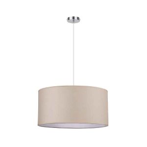 CoLGante chanza 3xE27 cromo/beige regx50x50 cm