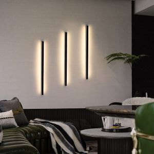 Nettlife aplique pared LED negro 2.5x3.8 3000k