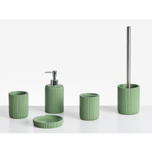 Conjunto de 5 accesorios de baño camana verde