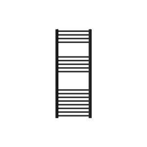 Radiador eléctrico de baño 500x1200mm negro curvado termostato 1200w
