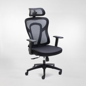 Silla de oficina euromof cali | black edition ejecutiva