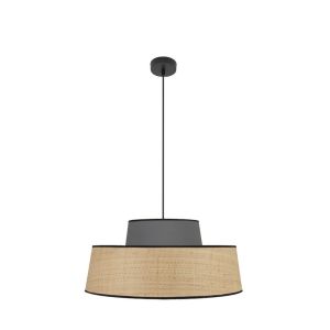 CoLGante jia 1xE27 natural/gris regx50x50 cm