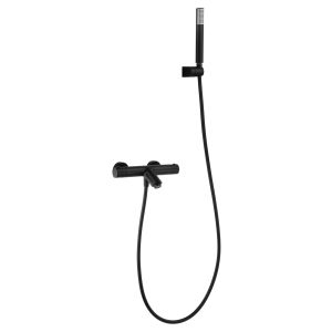 Grifería de bañera termostática con mango de ducha monza–negro mate