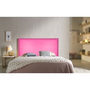 Cabecero lirio polipiel rosa 160