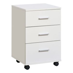 Gabinete de archivo 40x40x61,5cm tablero de partículas color blanco