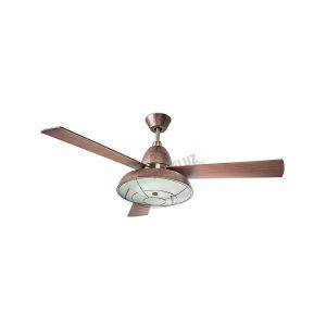 Ventilador de techo vintage marron  132cm