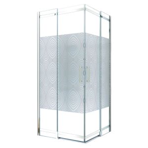 Ondee - mampara uimi, mampara fundida. Ángulo 90x90x210cm - vidrio templado
