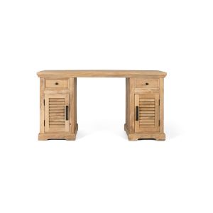 Escritorio venecia de madera de mango en color natural 145 cm