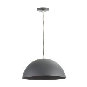 Lámpara techo aluminio color gris