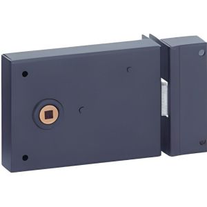Cerradura de pico de pato reversible horizontal negra epóxica 110x80 mm thi