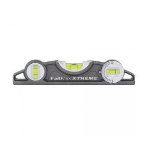 Nivel torpedo - stanley - fatmax xl 25cm - aluminio - 3 burbujas - magnétic