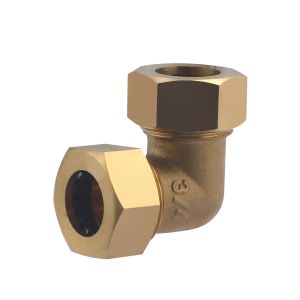 Conector de junta mixta (roscado) para codo igual de tubo de cobre ø18