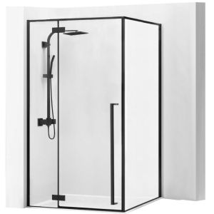 Rea cabina de ducha fargo 120x90 black mat, 90x119,5x195 cm