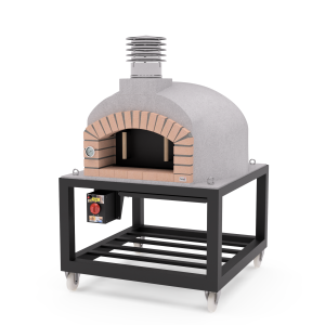 Horno de leña exterior de obra modelo olympus mons blanco - 130x130x161cm
