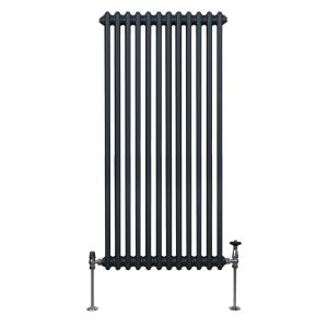 Radiador tradicional vertical de 2 columnas - 1500x 562mm - gris