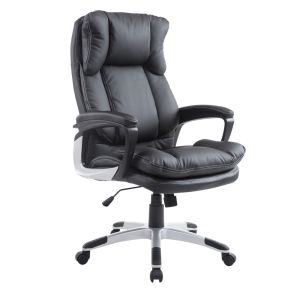 Silla de oficina 66x71x120.5 cm pu, PVC, esponja, barra de gas Homcom