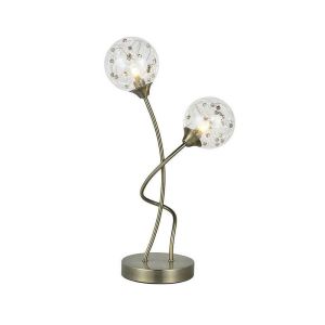 Rio de janeiro table lamp 2xg9 leather
