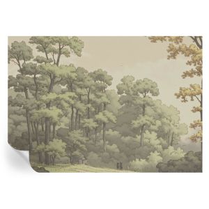 Papel pintado para paredes idilio forestal 208x146 tulup