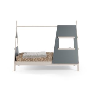 Cama litera de 90x200 cm con ventana integrada - daphné