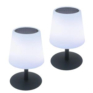 Juego de 2 lámparas de mesa inalámbricas h25cm standy tiny