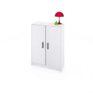 Zapatero de 2 puertas 75x101 cm liam blanco
