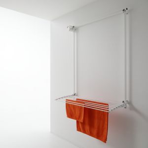 Tendedero de pared regulable, 88 cm foxydry wall blanco