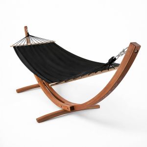 Oviala - hamac en pie de madera negra