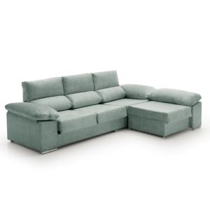 Sofa chaise longue reversible  anna agua marina