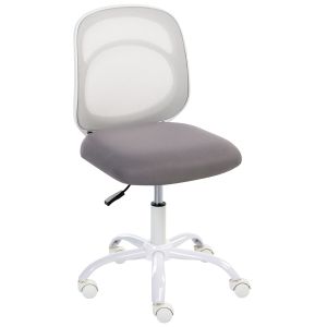 Silla de escritorio blissful tela gris
