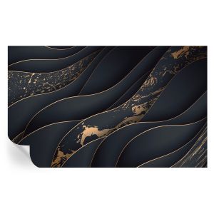 Papel pintado autoadhesivo ondas elegantes 416x254 tulup