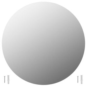 vidaXL espejo de pared redondo vidrio 70 cm