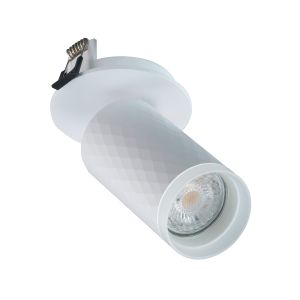Aplique circular empotrble orientable gu10 diamond ​blanco(dlrsgu10-b)