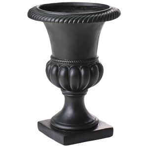 Maceta kair 42 cm cerámica gris grafito